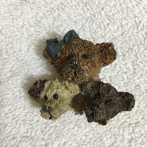 Vintage Boyd’s Bears 3 Bear Resin Pin Brooch